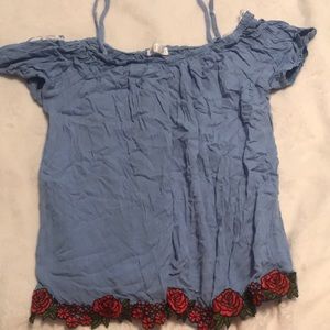 potters pot off the shoulder shirt